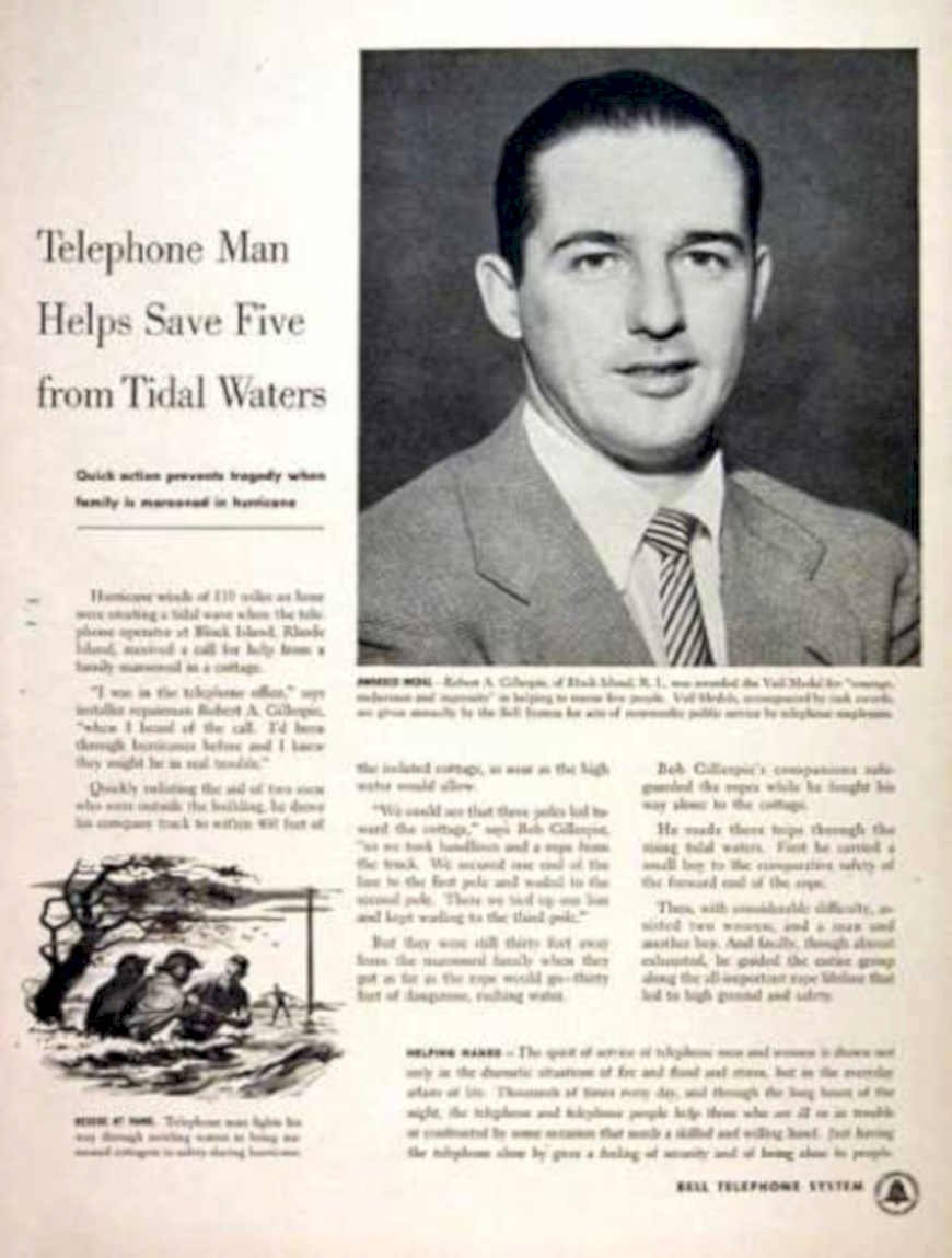 Telephone Man Rescue Vintage Retro Advert Ads A4 Photo Print