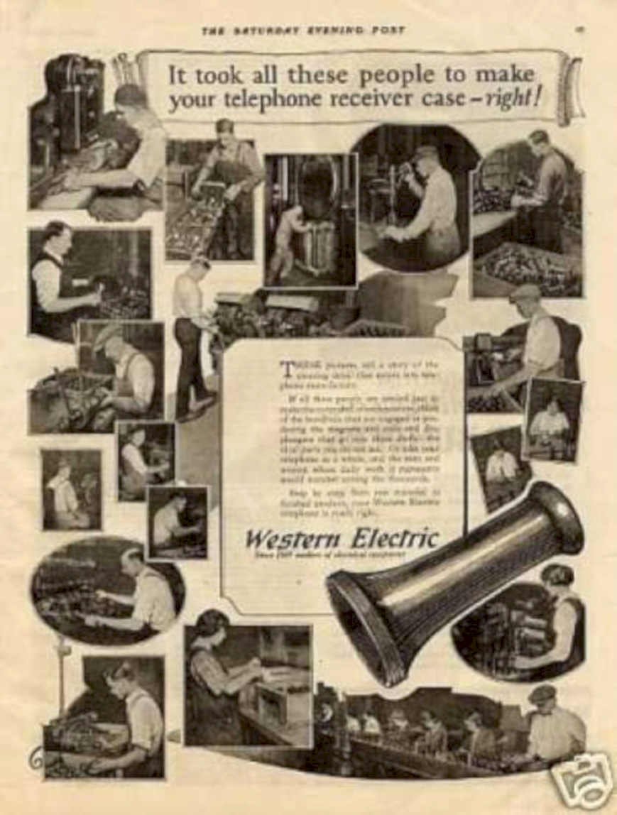 Telephone Receiver Case Vintage Retro Advert Ads A4 Photo Print