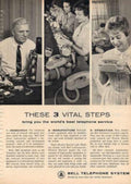 Telephone Research Assembly Vintage Retro Advert Ads A4 Photo Print