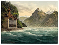 Tells Chapel Lake Lucerne Vintage A4 Photo Print