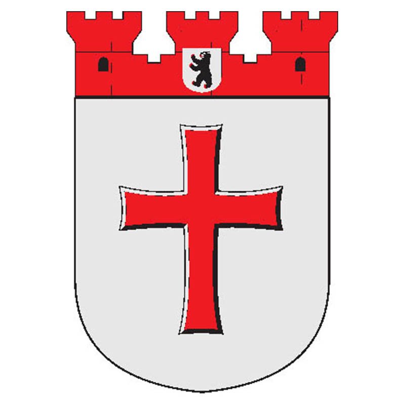 Tempelhof Dist Coat Of Arms N3728 A4 Photo Print