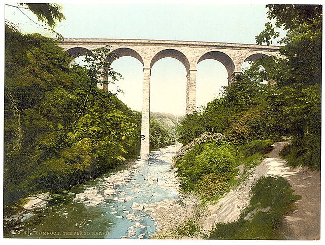 Templand Bridge Cumnock Vintage A4 Photo Print