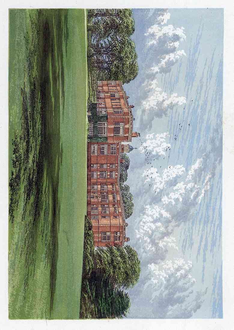 Temple Newsam Leeds Yorkshire Morris Fawcett Lydon 1880 CROP A4 Photo Print