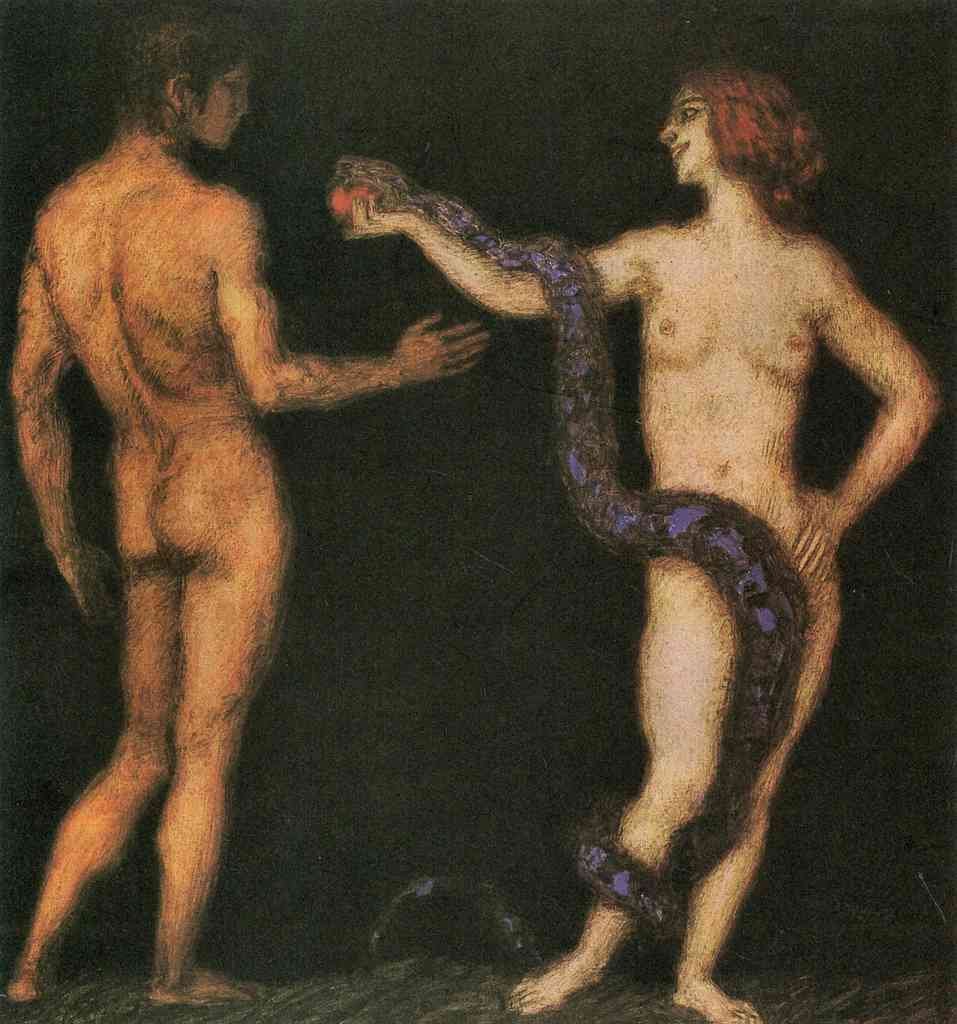 Temptation 1 Franz Von Stuck Symbolism A4 Photo Print