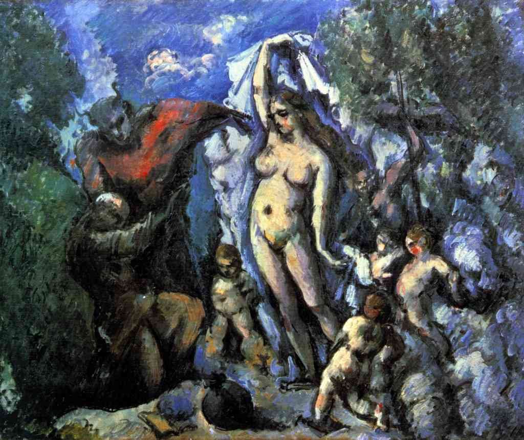 Temptation Of St Anthony Cezanne A4 Photo Print