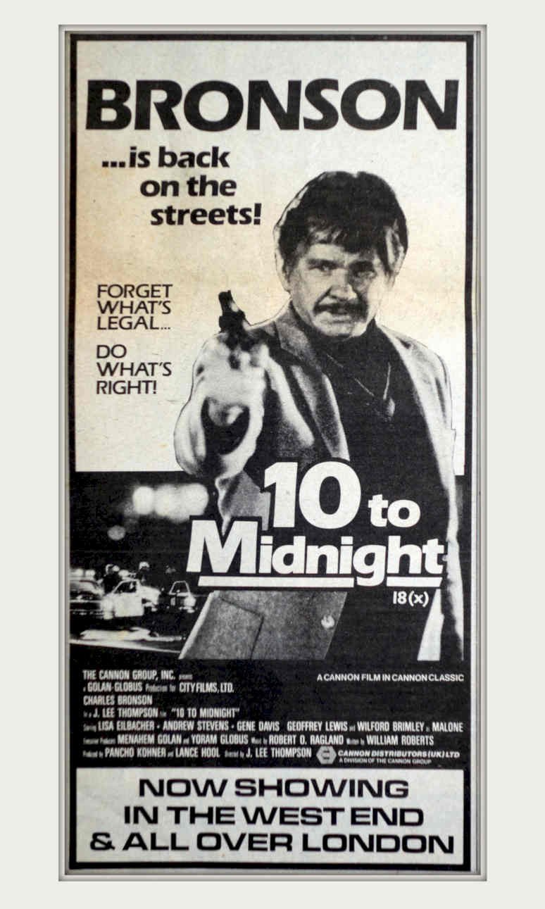 Ten Midnight Bronson Vintage Retro Advert Poster A4 Photo Print