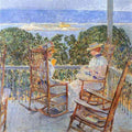 Ten Pound Island by Hassam Impressionism American A4 Photo Print
