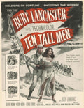 Ten Tall Men 1940s Vintage Retro Advert Poster
