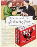 Tender Leaf Tea Vintage Retro Advert Ads A4 Photo Print