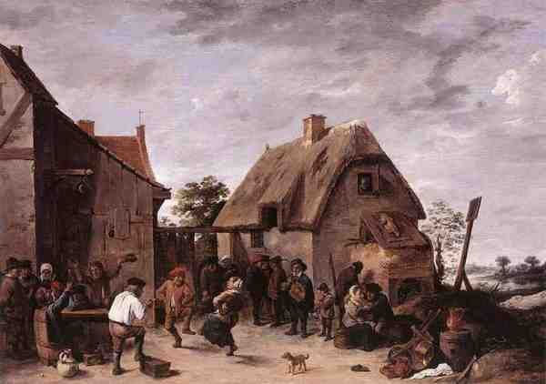 Teniers David The Younger Flemish Kermess 1640 A4 Photo Print