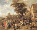 Teniers David The Younger Peasants Merry Making A4 Photo Print