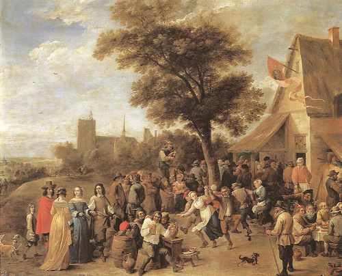 Teniers David The Younger Peasants Merry Making A4 Photo Print