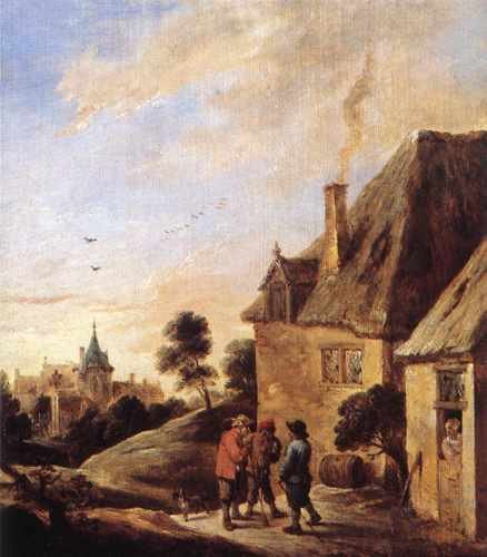 Teniers David The Younger Village Scene 2 A4 Photo Print