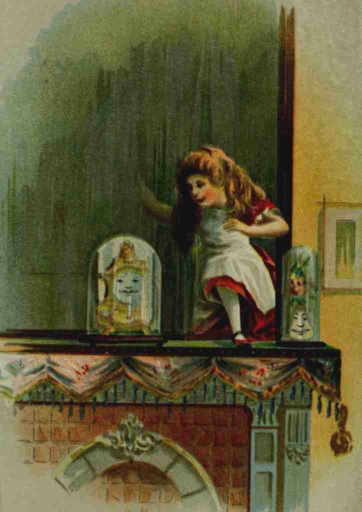 Tenniel J 1910 Alice was through the glass A4 Photo Print
