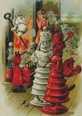 Tenniel J 1910 In Looking Glass House A4 Photo Print