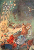 Tenniel J Alices Wonderland 1911 Everything crashed down A4 Photo Print