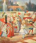 Tenniel J Alices Wonderland 1911 Off with her head A4 Photo Print