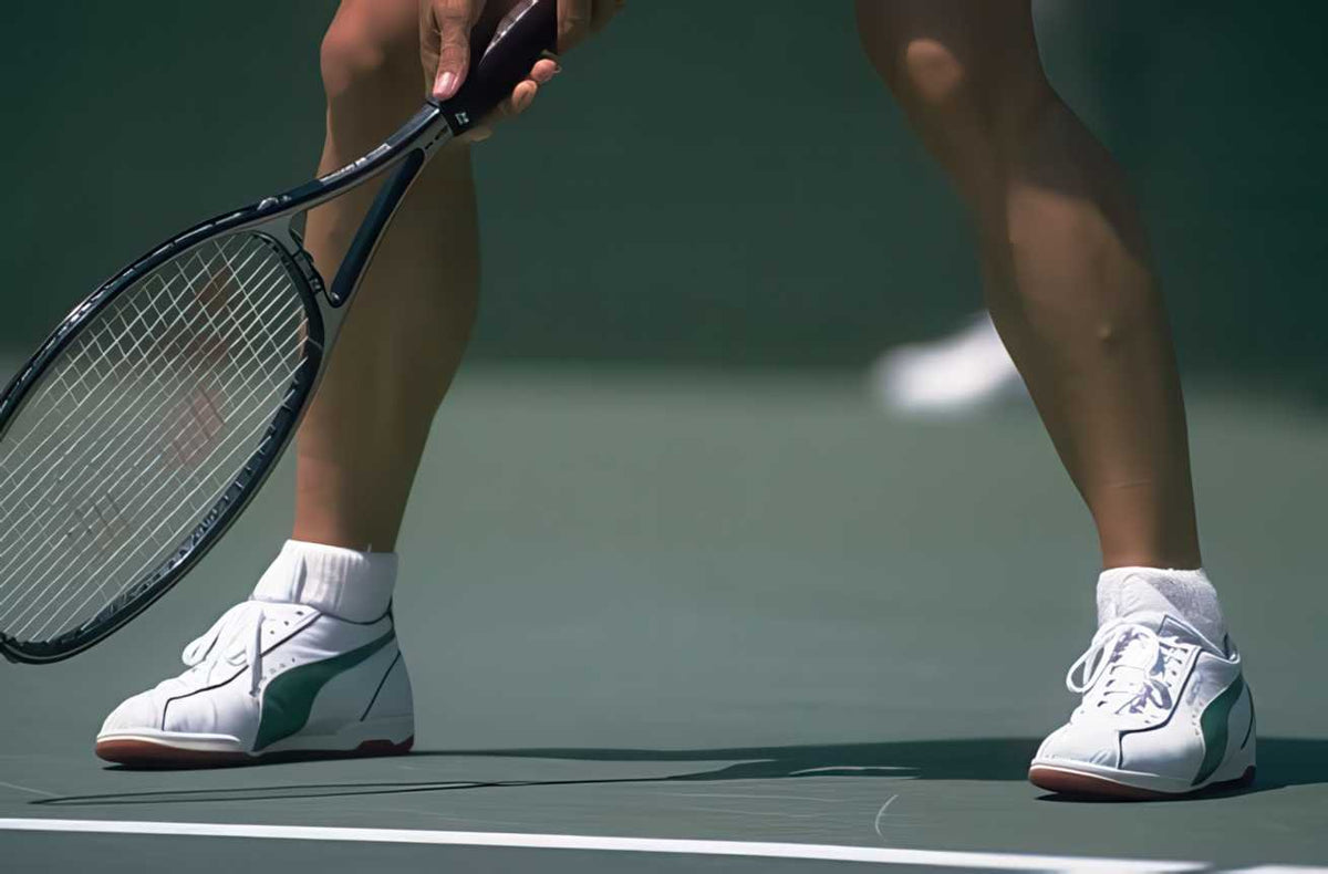 Tennis Court Athlete A4 Photo Print