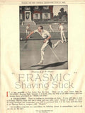 Tennis Court Erasmic 1930s Vintage Retro Advert Poster