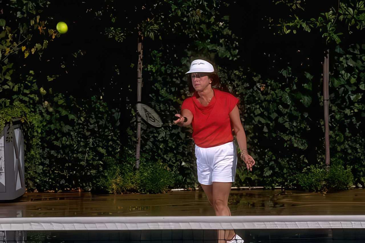 Tennis Court Flood A4 Photo Print