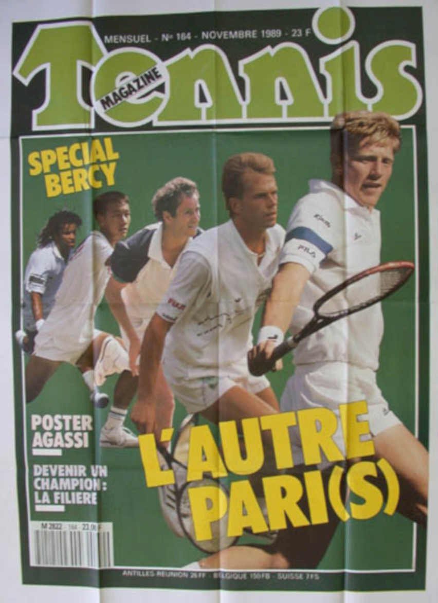 Tennis Magazine Bercy Vintage Retro Advert Ads A4 Photo Print