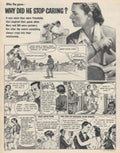Tennis Match Mary 1950s Vintage Retro Advert Poster