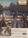 Tennis Mates Keds 1950s Vintage Retro Advert Poster