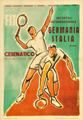 Tennis Tournament Cesenatico Vintage Retro Advert Poster A4 Photo Print