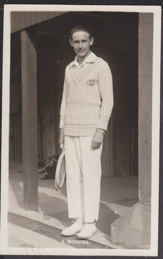 Tennis Wimbledon J Borotra Mens Singles Champion 1924 Vintage A4 Photo Print