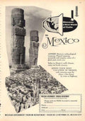 Teotihuacan Mexico City Vintage Retro Advert Ads A4 Photo Print