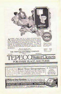 Tepco Water Closets Vintage Retro Advert Ads A4 Photo Print