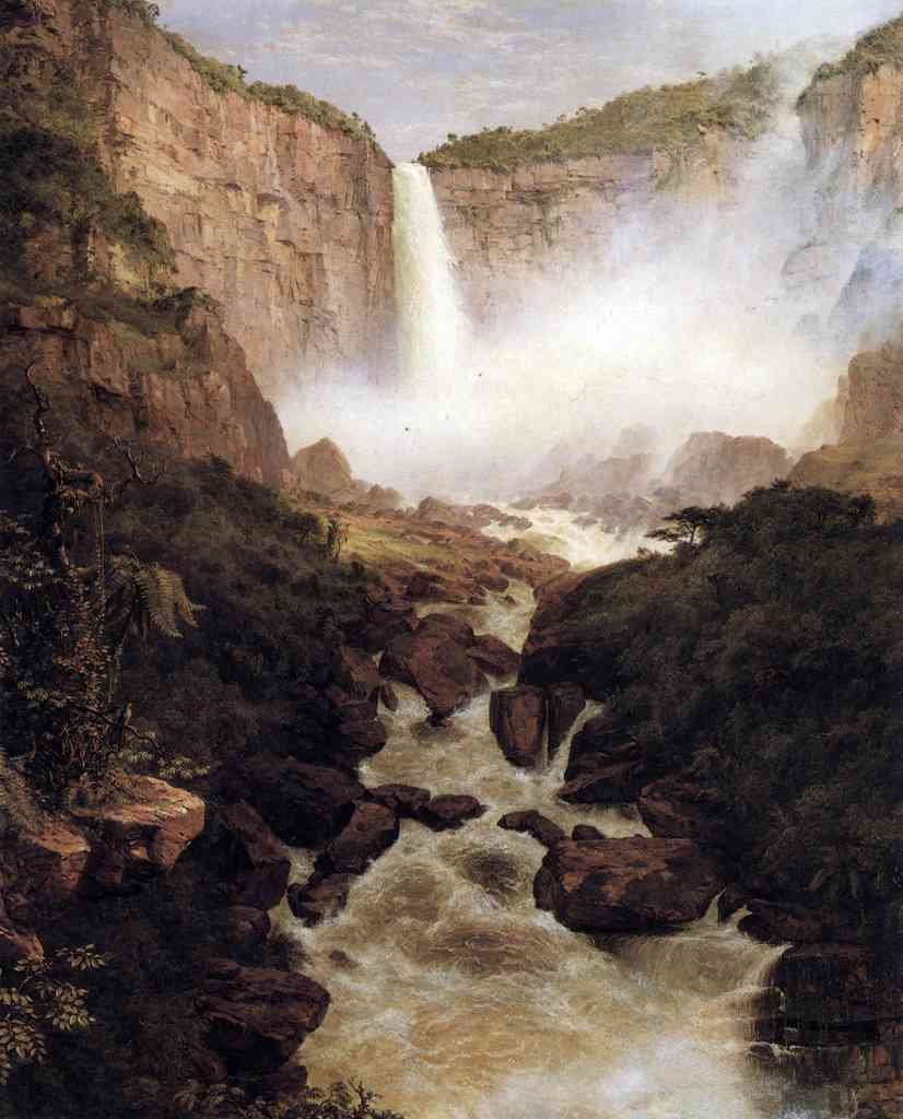 Tequendama Falls Near Bogota New Granada Frederick Edwin Church A4 Photo Print