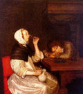 Terborch Gerard Borch 63Drink 5 A4 Photo Print
