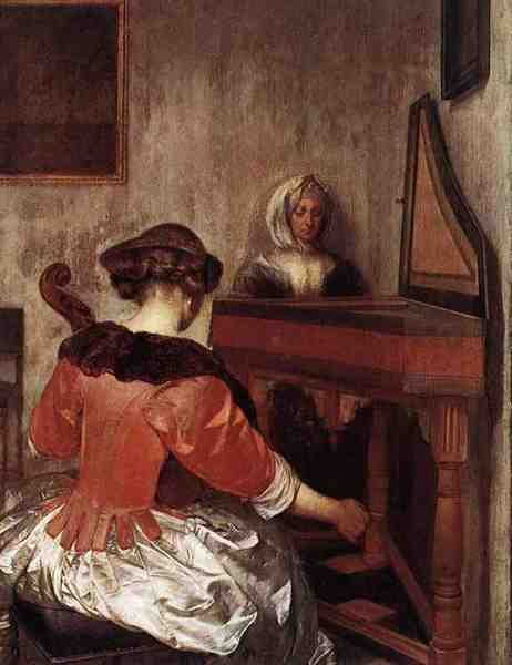 Terborch Gerard The Concert 1675 5 A4 Photo Print