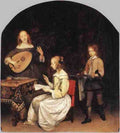 Terborch Gerard The Concert 5 A4 Photo Print