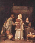 Terborch Gerard The Letter 5 A4 Photo Print