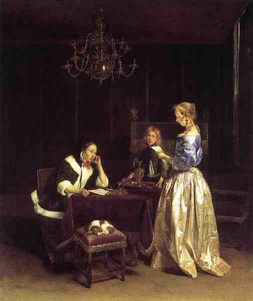 Terborch Gerard Woman Reading A Letter 5 A4 Photo Print