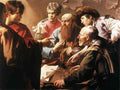 Terbrugghen Hendrick The Calling Of St Matthew A4 Photo Print