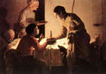 Terbrugghen Hendrick The Supper A4 Photo Print