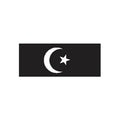 Terengganu State Flag N5155 A4 Photo Print