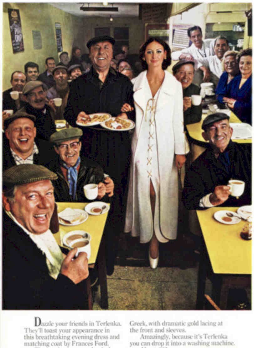 Terlenka Greek Diner Vintage Retro Advert Poster A4 Photo Print