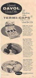 Termcaps Nipple Covers Vintage Retro Advert Ads A4 Photo Print