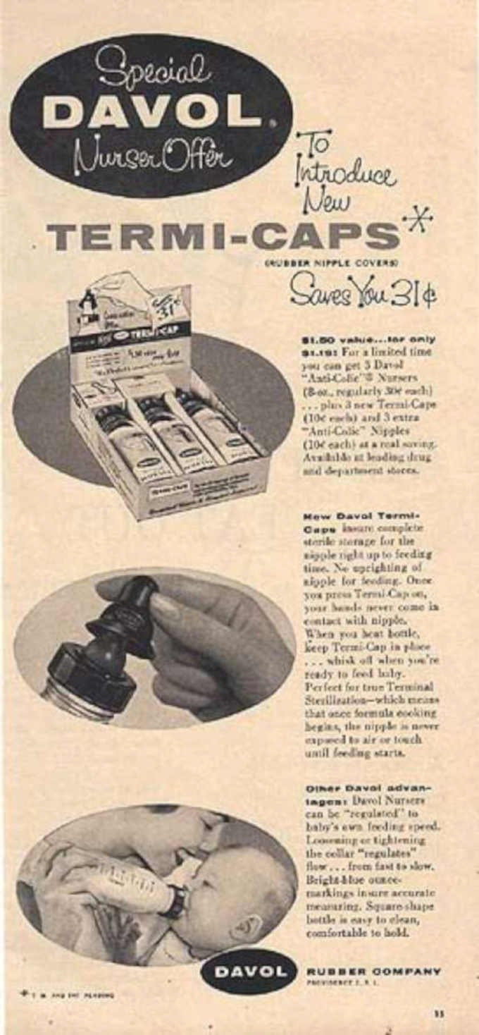 Termcaps Nipple Covers Vintage Retro Advert Ads A4 Photo Print