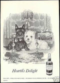 Terriers Whiskey Hearth Vintage Retro Advert Ads A4 Photo Print