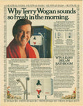 Terry Wogan Bathroom 1980s Vintage Retro Advert