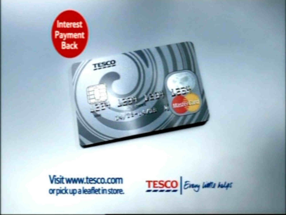 Tesco Mastercard Credit Vintage Retro Advert Poster A4 Photo Print