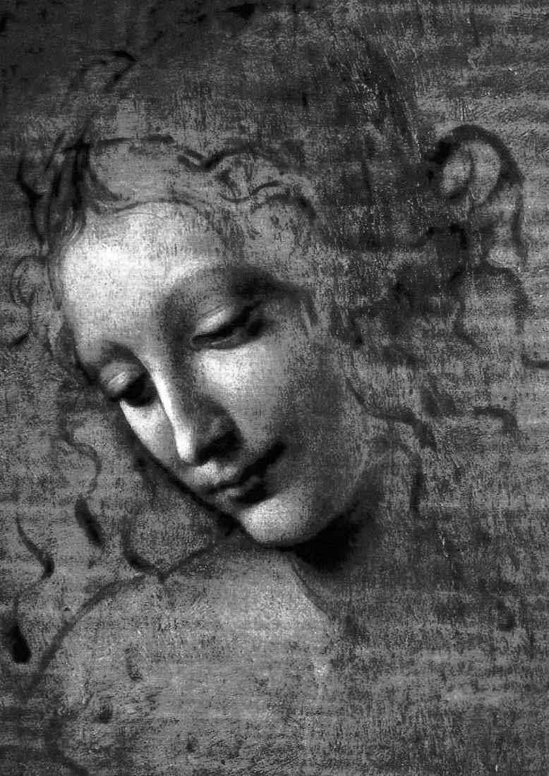 Testa Di Fanciulla Detta La Leonardo Da Vinci 2 A4 Photo Print