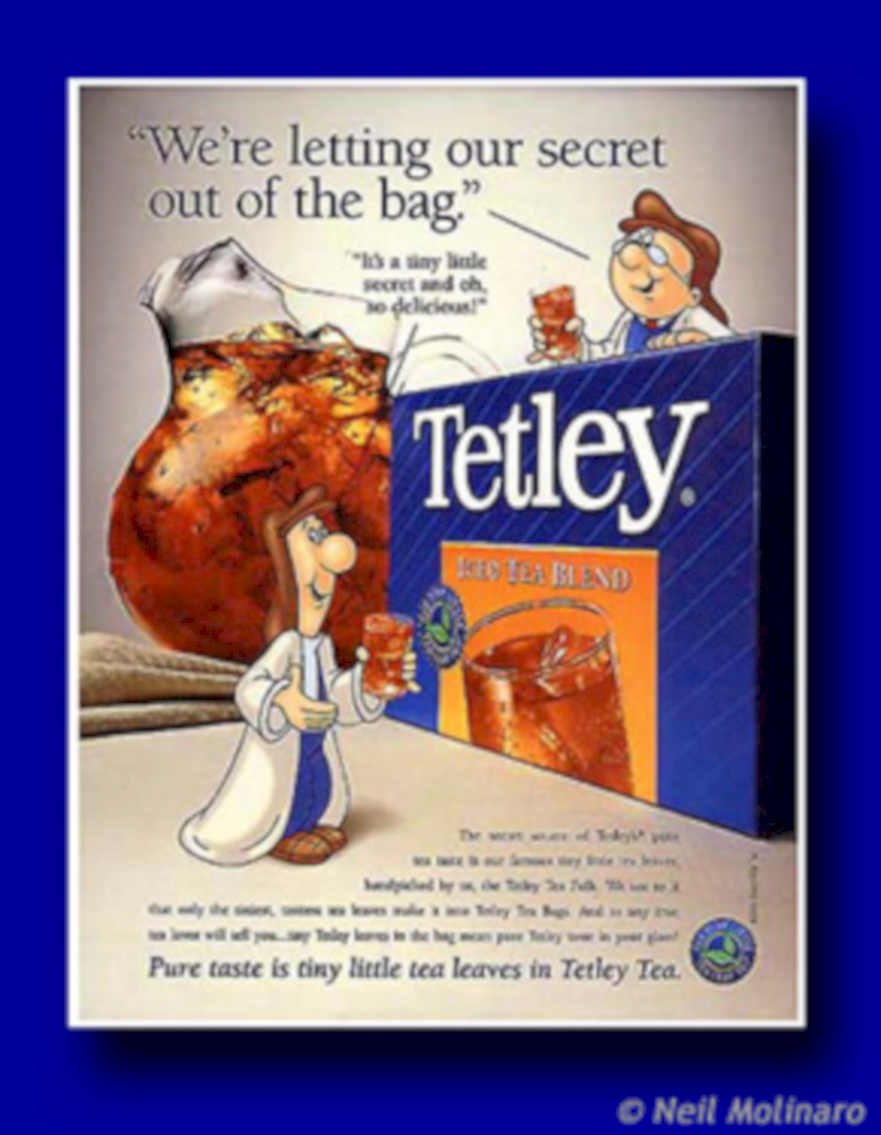 Tetley Tea Blend 1 Vintage Retro Advert Ads A4 Photo Print