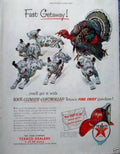 Texaco Dalmatians Firechief Vintage Retro Advert Ads A4 Photo Print
