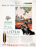 Texaco Engine Tone 2 Vintage Retro Advert Ads A4 Photo Print
